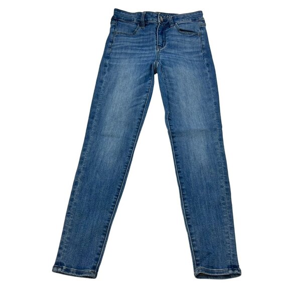 American Eagle Womens Jeggings Mid Rise Size 0 Short - Picture 1 of 9